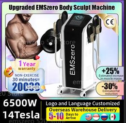 2023 EMSZero Advanced RF DLS-EMSLIM Neo Body Sculpting Machine : Faites l'expérience d'une stimulation musculaire électromagnétique de niveau supérieur 14 Tesla Power pour réduire la graisse