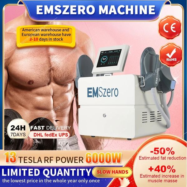 2023 EMSzero NEO RF stimulateur musculaire électromagnétique sculpter mince perdre du poids 14Tesla 6000W hi-emt sculpter la Machine corporelle 4 poignées