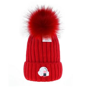 Chapeau en laine rembourré et chaud tricoté pour l'extérieur, Europe et états-unis, chapeau haut de marque, pull de loisirs, hiver 2023