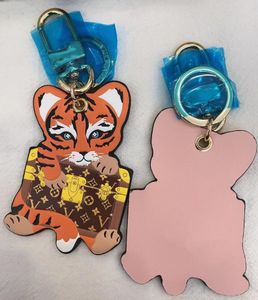 2023 Exclusieve nieuwe mode Hoogwaardige leer Tiger Keyring voor mannen en vrouwen