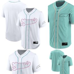 2023 F1 Baseball Jersey Chemises Formule 1 T-shirt Summer Sumds Outdoor Shirts Casual Shirts Simple Breathable Mens Shirts Tops