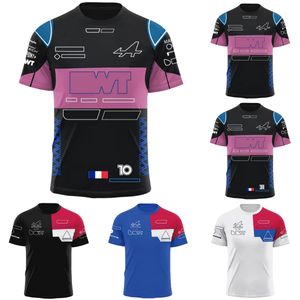 2023 F1 T-shirt T-shirt à manches courtes Nouvelles Formule 1 Équipe de course Jersey Fans Edition T-shirt imprimé T-shirt surdimensionné pour hommes Top