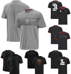 2023 F1 Logo T-shirt Formule 1 Site officiel T-shirt Maillot unisexe Course d'été Mode Imprimé T-shirts surdimensionnés à manches courtes