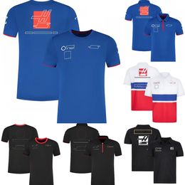 2023 F1 Polos Driver Racing T-shirt Nouvelle équipe de Formule 1 T-shirts Été Mode Homme Logo de voiture Tee Jersey à séchage rapide à manches courtes