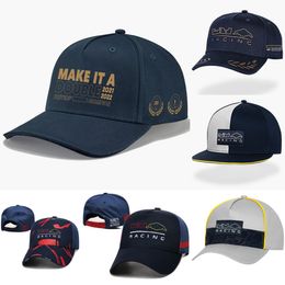 2024 F1 Racing Champion Cap Formule 1 Team Casquette de baseball à bord incurvé Hommes Femmes Marque de mode Casquettes brodées Été Casual Sunhat