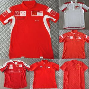 2023 F1 Suisse de course T-shirt Formule 1 Fans d'équipe T-shirts Extreme Sports Summer Casual Mens Polo Polo