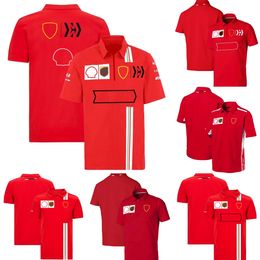 Camiseta de carreras F1 2023, camiseta de fórmula de verano para hombre, camisetas polo de secado rápido con solapa, camisetas de uniforme de equipo, camiseta de manga corta para coche, Jersey