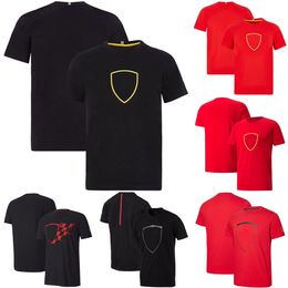 2023 F1 Team T-shirt formule 1 rouge course hommes T-shirts à manches courtes été nouvelle mode T-shirts hommes imprimer grande taille hauts