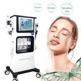 2023 Piel facial 7 en 1 Piel brillante Alice Bubble Facial Hydra Dermabrasion Water Peel Máquina de piel de belleza de función múltiple