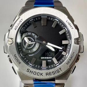 2023 Lumière d'usine Résistant à l'eau gaB400 montres de sport numérique LED g multifonction Fuseaux horaires Shock Watch DropShipping montres de luxe pour hommes Bracelet en acier