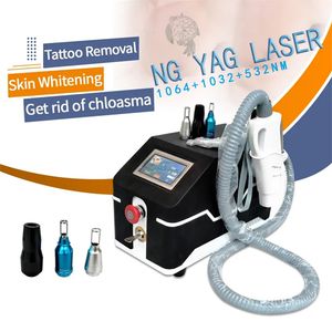 2023 usine professionnelle Nd Yag Laser détatouage Q commutateur Laser tatouage enlever Machine Lasers picolaser