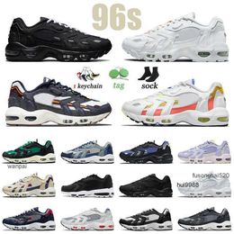 2023 mode 96 trainers hardloopschoenen sport drievoudige zwarte sport rood witte strand mannen dames dames middernacht marine zwart