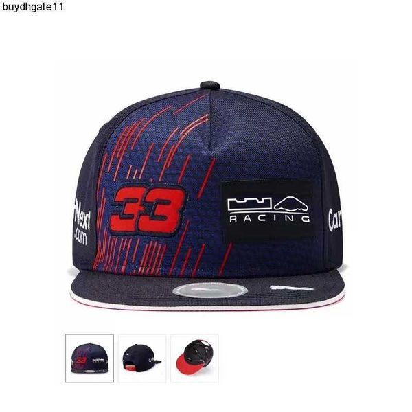 2023 Fashion Ball Cap Baseball Flat Brim Hip Hop Cap Sun Hat Outdoor 3d Broderie F1 Racing Bulls Verstappen Car Fan Casual Sport 8m84