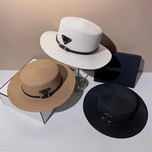 2023 Moda Sombrero de cubo Diseñador Sombrero de paja Sombrero de lujo Gorras de caballero Playa de verano Moda para hombres y mujeres Cubo casual HA210S