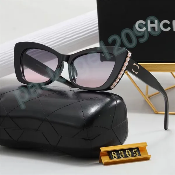 2023 Moda Mariposa Gafas de sol Protección solar de 8305 Rayos UV Diseñador de alta calidad para mujer Hombre Millonario Gafas de sol Estrella Gafas de sol con caja