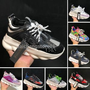 2023 Fashion Casual loopschoenen Designer Classic Italië Topkwaliteit Chain Reaction Wild Jewels Chain Link Trainer Sneakers EUR 36-45 b4