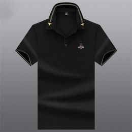 2023 Créateur de mode Polo de luxe pour hommes T-shirt classique décontracté T-shirt serpent abeille lettre imprimée revers brodé Polos à manches courtes