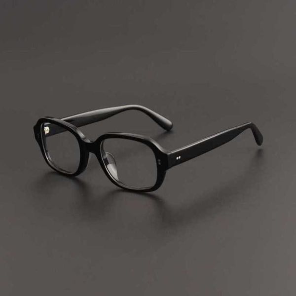 2023 Fashion Designer New Lunettes de soleil Le cadre de lunettes fait à la main du designer japonais pour les hommes de la myopie de la mode personnalisée peut être associé à un grand nombre de