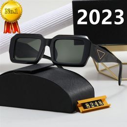 2023 Des lunettes de soleil de créateur de mode carrés de lunettes classiques lunettes de soleil de plage extérieure pour hommes
