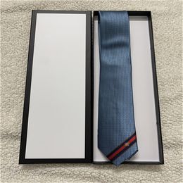 2023 Cravates de créateur de mode pour hommes cravate à carreaux lettre H rayures luxe affaires loisirs cravate en soie cravate avec boîte sapeee