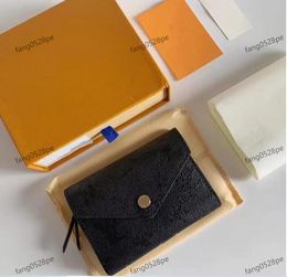 2023 créateur de mode femmes court portefeuille femmes portefeuille remise Original boîte porte-carte femmes sac à main Plaid fleur