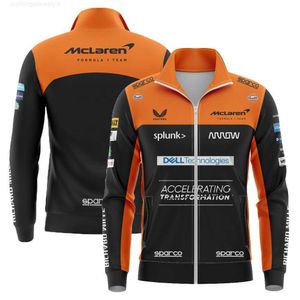 Vestes F1 à la mode, sweat-shirt de l'équipe de formule 1 Mclaren saison 81, fermeture éclair #4 Lando Norris, vêtements de printemps, 2023