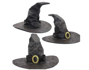 2023 fashion hot unisex brede rand hoeden van hoge kwaliteit Campaniform Halloween heks zwarte ringhoed
