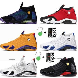 2023 Fashion Jumpman 14 hommes Chaussures de basket-ball féminin 14s Candy Cane Mens Sneakers Hyper University Gol