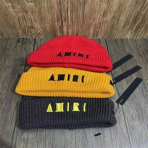 Gorro tejido a la moda 2023, gorro cálido con letras BA para otoño/invierno para parejas masculinas y femeninas, gorra 2022