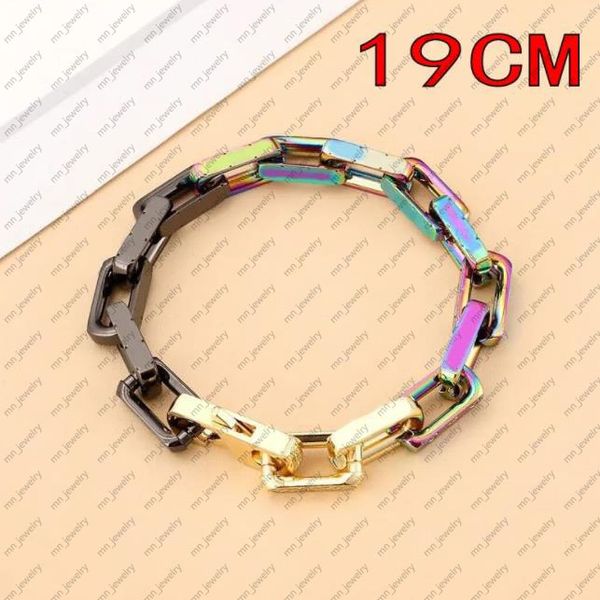 2023 mode lien chaîne designer collier bracelet bijoux de luxe en acier inoxydable hiphop orange noir argent mens chaînes colliers bijoux pour hommes femmes cadeau