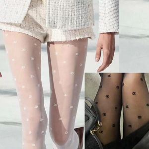 2023 Mode Luxe Bodems Sexy Strakke Kousen Legging Panty Vrouw Brief Gedrukt Massaal Kous Anti-Haak Zijde Dieptepunt panty's