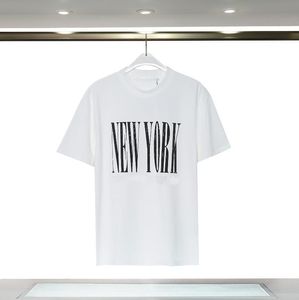2023 Mode Hommes Designer T-shirts Top Qualité Femme Pur Coton Col Ras Du Cou T-shirt De Luxe Hommes Hip Hop T-shirt Casual New York Lettres Imprimer T-shirts Chemise