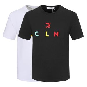 2023 Mode Heren T-shirts Designer Patroon Print VLTN T-shirts Zwarte Stijl Polo T-Shirt Mannen Vrouwen Korte Mouw Tees #357290j