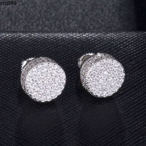 Boucles d'oreilles en diamant pour hommes, nouveau Design à la mode, en argent Sterling 2023, Moissanite, personnalisé, Hip Hop, bijoux, 925