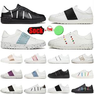 2023 Moda Open Sneaker Casual Shoes Luxury White Black Red Gold Trainers Dress Shoe Transpirable Open For A Change Plate-forme Low mujer hombre dhgate sneakers 36-46