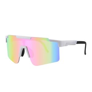 2023 Mode Sports de plein air Cyclisme Lunettes de soleil polarisées à grand cadre Pare-brise