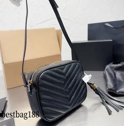 2023 Fashion Shoulder Bags Messenger Handbag Top Quality Camera Womens Classic Leather Strap Crossbody Bag Designer Tote Bag