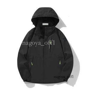 2023 Mode Single Stormshell Manteau Hommes et Femmes Automne Nouveau Transfrontalier À Travers Grande Taille Veste Simple Loisirs Stones Island Jacke 719