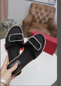 2023 Fashion slide sandales pantoufles pour hommes femmes AVEC BOÎTE D'ORIGINE Hot Designer unisexe tongs de plage pantoufle TOP QUALITY ERU 36-42