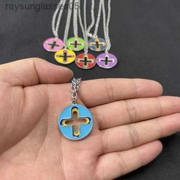 2023 Mode Unisex Hanger Kettingen Homer Frank Ocean Hip Hop Punk Lucky Clover Emaille Drop Glazuur Ketting voor Mannen Vrouwen meisjes Partij Sieraden