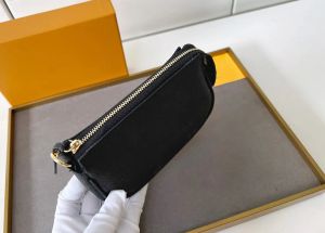 2023 Fashion Wallets Luxe Adele Purse Men Women koppeling Highs Kwaliteit Monogrammen Zipper munt Portemonentes Ladies Card Holder originele doos dubbele tas stijl 80501-