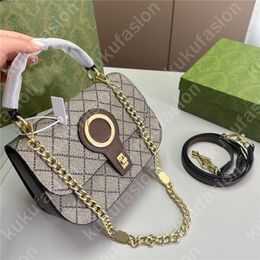 2023 Fashion Woman Designer Sac à bandoulière en cuir authentique Blondie Luxury Crossbody Bag Top Handle Sacs sacs à main