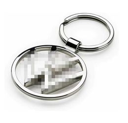 2023 faveur Stock personnalisé marque Logo porte-clés métal porte-clés voiture porte-clés Sublimation anneau porte-clés 1110