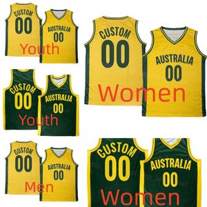 2023 FIBA Australië Wereldbeker basketbalshirt 11 Nick KAY 25 Rhys Anthony VAG 7 Joe Ingles 25 Simmons 6 Andrew Bogut 12 Todd BLANCHFIELD