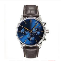 Reloj de cuarzo para hombre con diseño multifuncional fino 2023, movimiento VK japonés, caja de acero fino 316, relojes de pulsera con superespejo