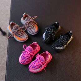 2023 Babyschoenen Lente Baby Schoenen Jongen Meisje Ademend Breien Mesh Peuter Schoenen Mode Baby Sneakers Zachte Comfortabele Kind Schoenen 221011