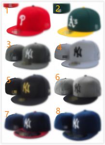 2023 Getailleerde hoeden Snapbacks hoed Verstelbare baskball Caps All Team Logo man vrouw Buitensporten Borduurwerk Katoen plat Gesloten Mutsen flex zonnepet maat 7-8 h4-6.20