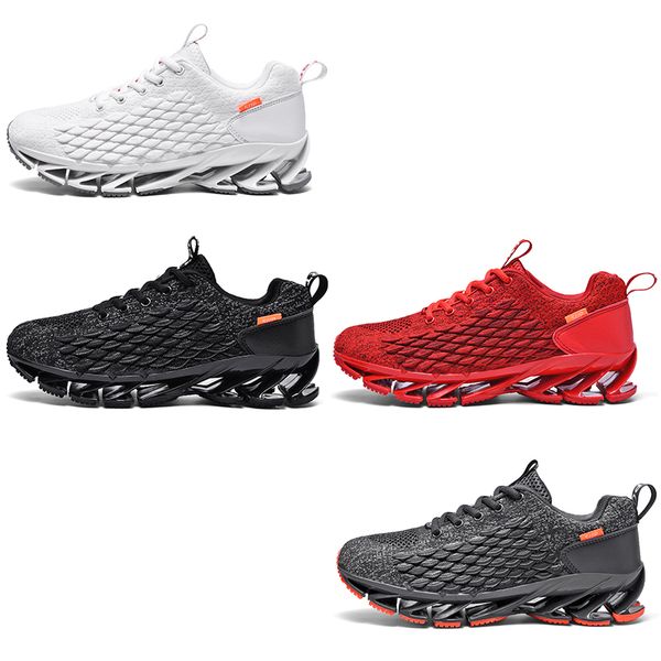 2023 volant tissé échelle de poisson lame chaussures de course hommes noir rouge gris blanc extérieur pour tous les terrains color4