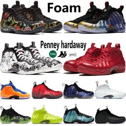 2023 Foamposite One Men Basketball Outdoor Shoes Penny Sneaker Anthracite Abalone Pure Platinum ParaNorman Island Shattered Mens Trainers Sports Sneakers 40-47