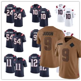 2023 camisetas de fútbol 12 Tom Brady 81 Randy Moss 4 Bailey Zappe 9 Matthew Judon 10 Mac Jones 11 Julian Edelman 54 Tedy Bruschi 18 Matthew Slater